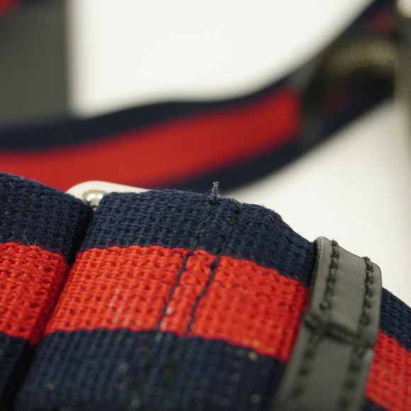 GUCCI[3xc2848] Auth  shoulder bag GG Supreme 523599 black silver metal - Picture 8 of 10